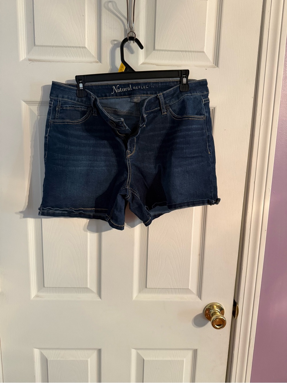 Natural Reflections Dark Indigo Denim Shorts